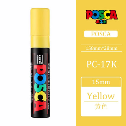 Uni POSCA PC-17K Extra Broad Paint Marker Pen - Choose From 8 Vibrant Colors!