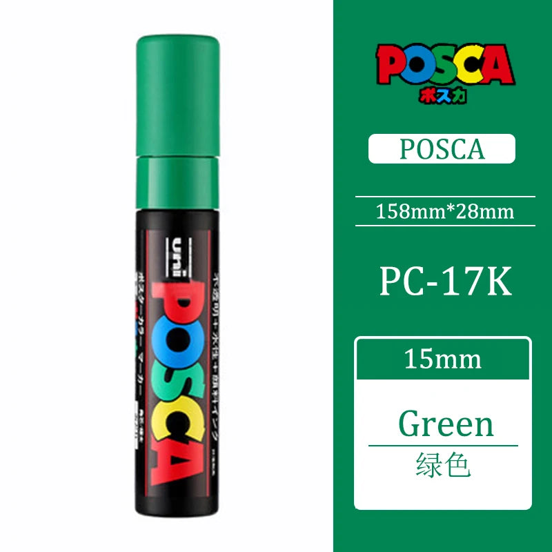 Uni POSCA PC-17K Extra Broad Paint Marker Pen - Choose From 8 Vibrant Colors!