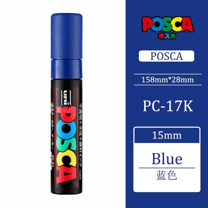 Uni POSCA PC-17K Extra Broad Paint Marker Pen - Choose From 8 Vibrant Colors!