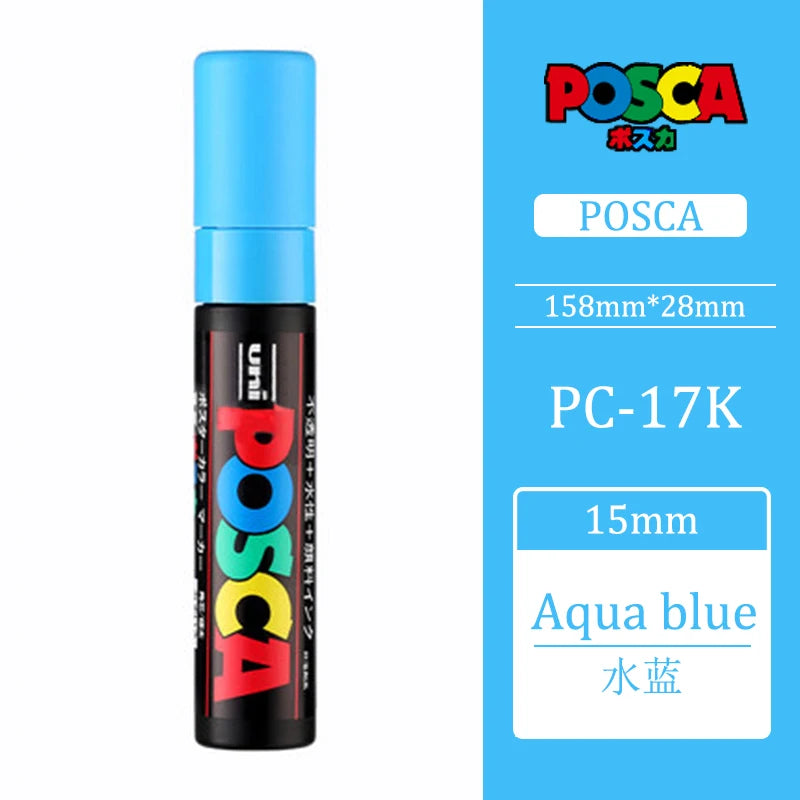 Uni POSCA PC-17K Extra Broad Paint Marker Pen - Choose From 8 Vibrant Colors!