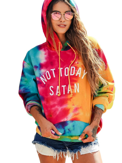 Vibrant Plus Size Tie-Dye Sweatshirt for Women