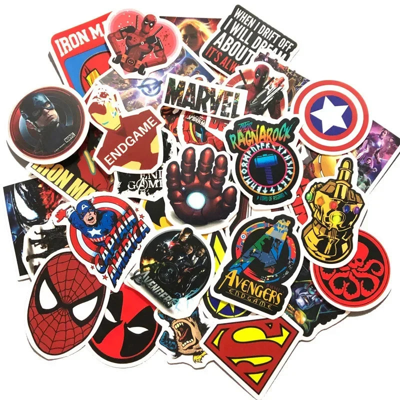 50-Pack Marvel Avengers Heroes Sticker Set