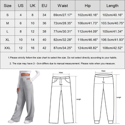 Chic Women’s Wide Leg Drawstring Lounge Pants