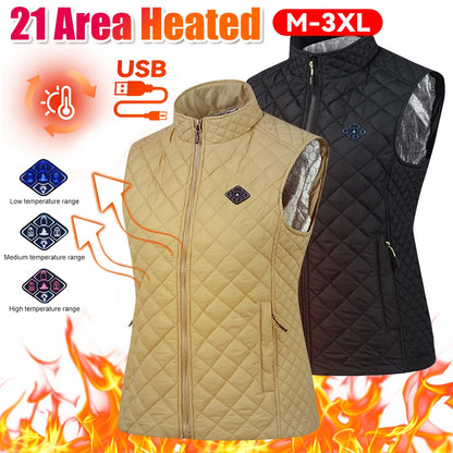 21-Zone Heated Vest for Men and Women