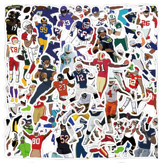 NFL Player Spirit Stickers - Showcase Your Fandom!