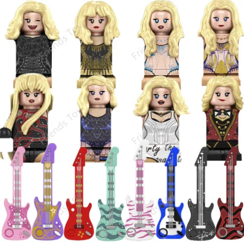 Music Icons Figure Block Collection: Taylor Swift & Friends