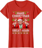 Trump's Festive Humor Ugly Christmas Tee