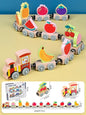 Magnetic Adventure Wooden Train Set for Early Learning