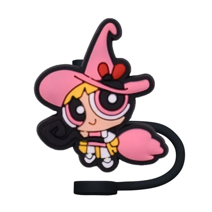 Powerpuff Girls Fun Straw Topper Cover for Hydration