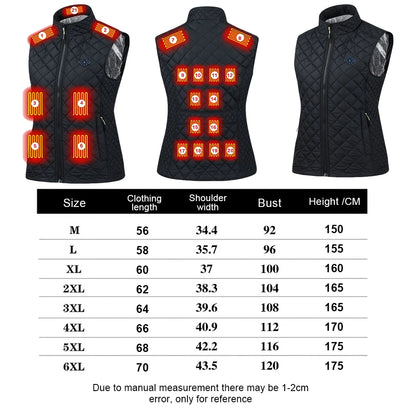 21-Zone Heated Vest for Men and Women