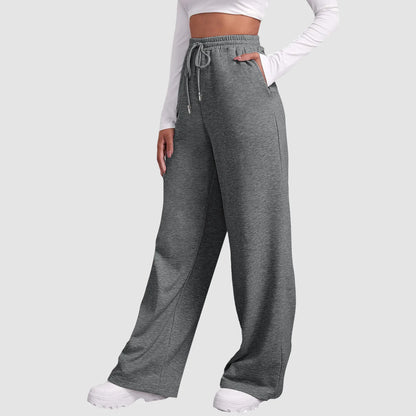 Chic Women’s Wide Leg Drawstring Lounge Pants