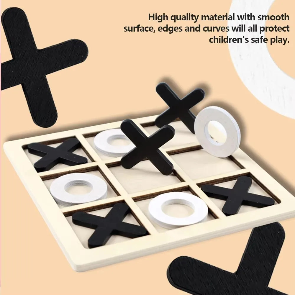 Mini Wooden Chess Educational Puzzle for Young Minds