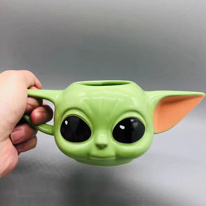 Galactic Yoda 3D Coffee Mug