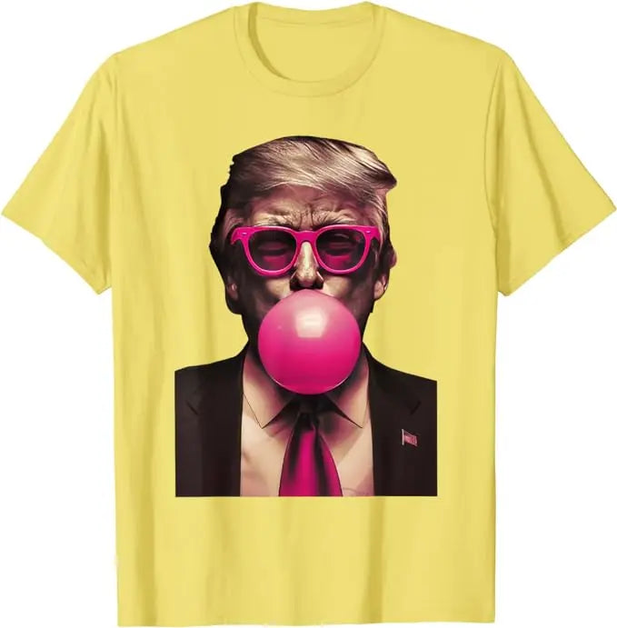 Trump Chewing Gum Humor Tee