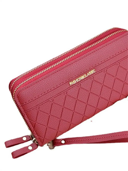 Chic Long Wallet for Women with Tassel Coin Holder and Ample Storage