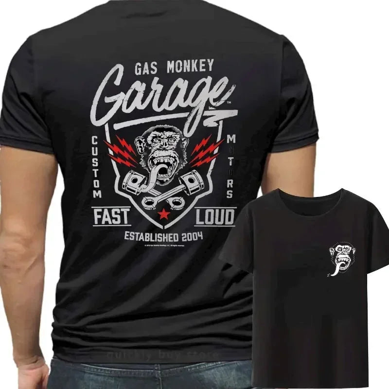 Gas Monkeys Garage Double-Sided Automotive Passion T-Shirt