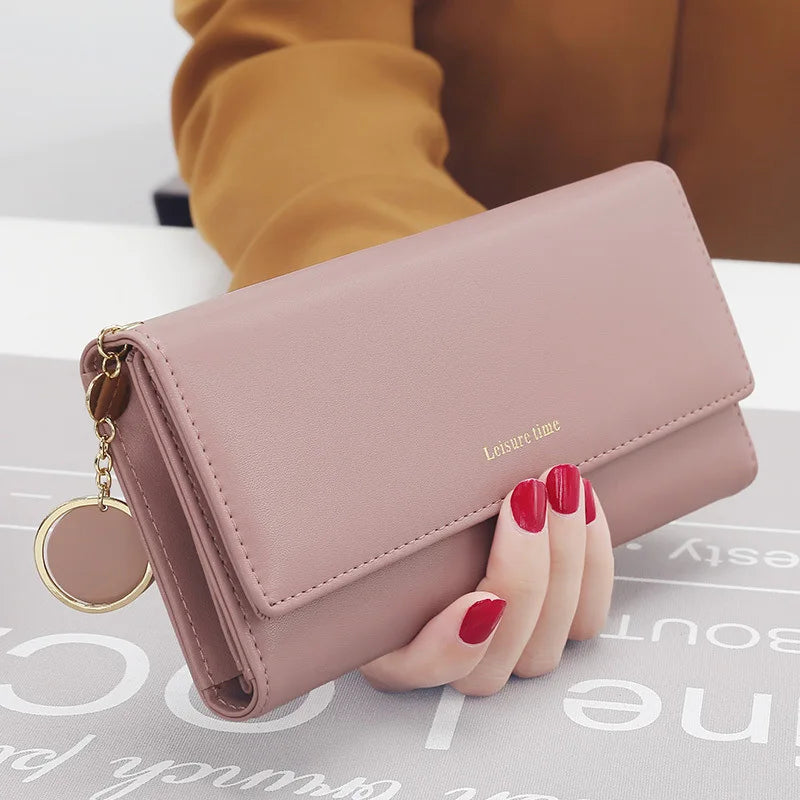 Chic Multi-functional Leather Wallet for Women