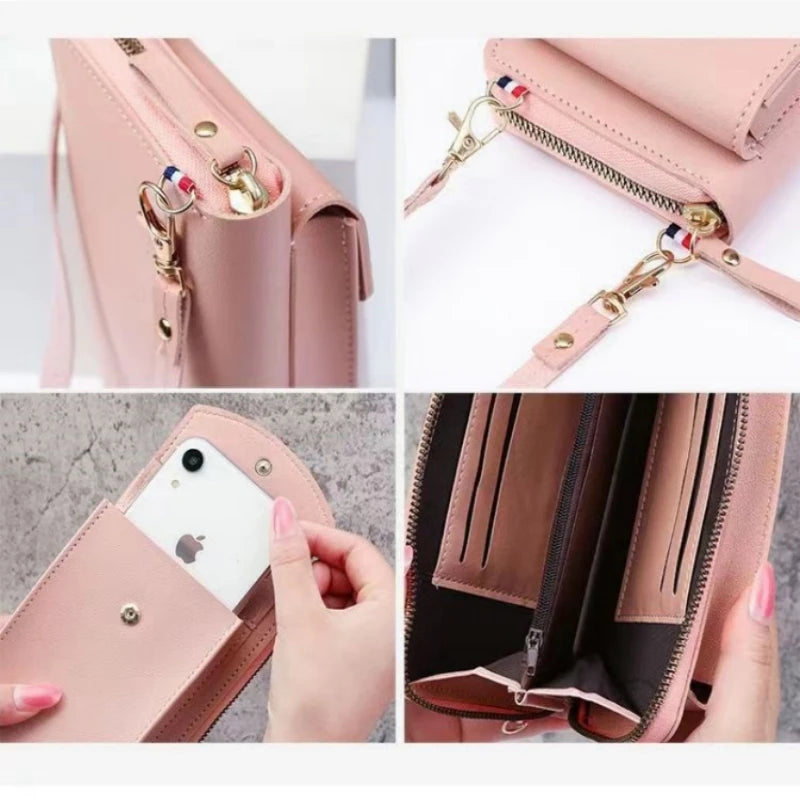 Compact Crossbody Phone Wallet Bag