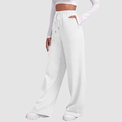 Chic Women’s Wide Leg Drawstring Lounge Pants