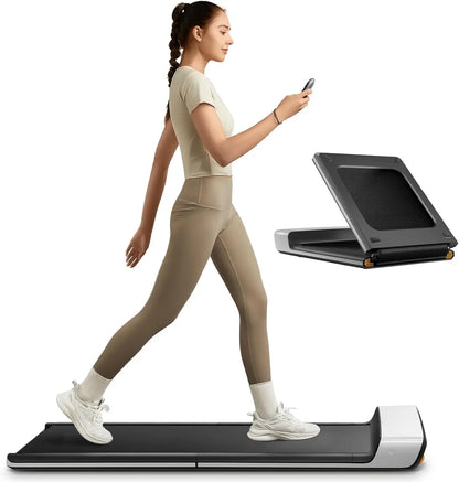 Compact Smart Walking Pad with App Integration for Home Fitness