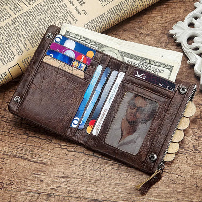 Premium Leather Bifold Wallet for Men