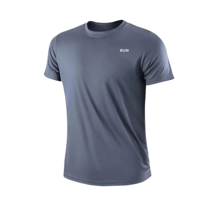 Men's Performance Quick-Dry Short Sleeve Running T-Shirt for Gym Training