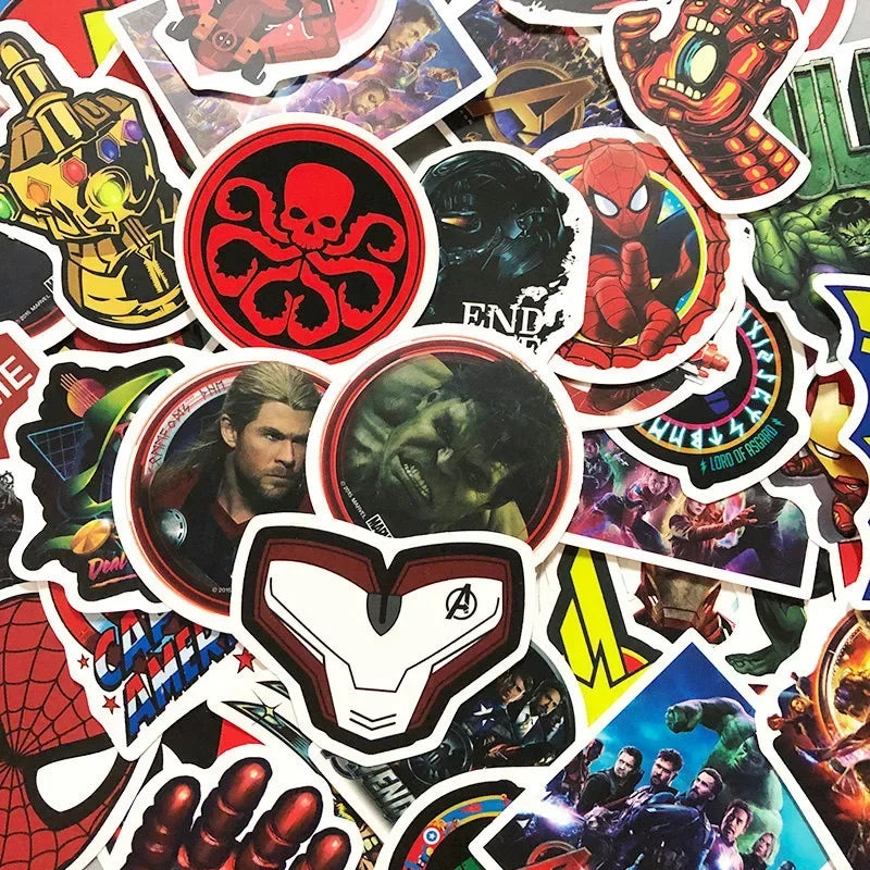 50-Pack Marvel Avengers Heroes Sticker Set