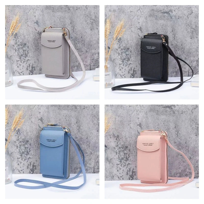 Compact Crossbody Phone Wallet Bag