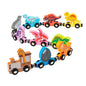 Magnetic Adventure Wooden Train Set for Early Learning