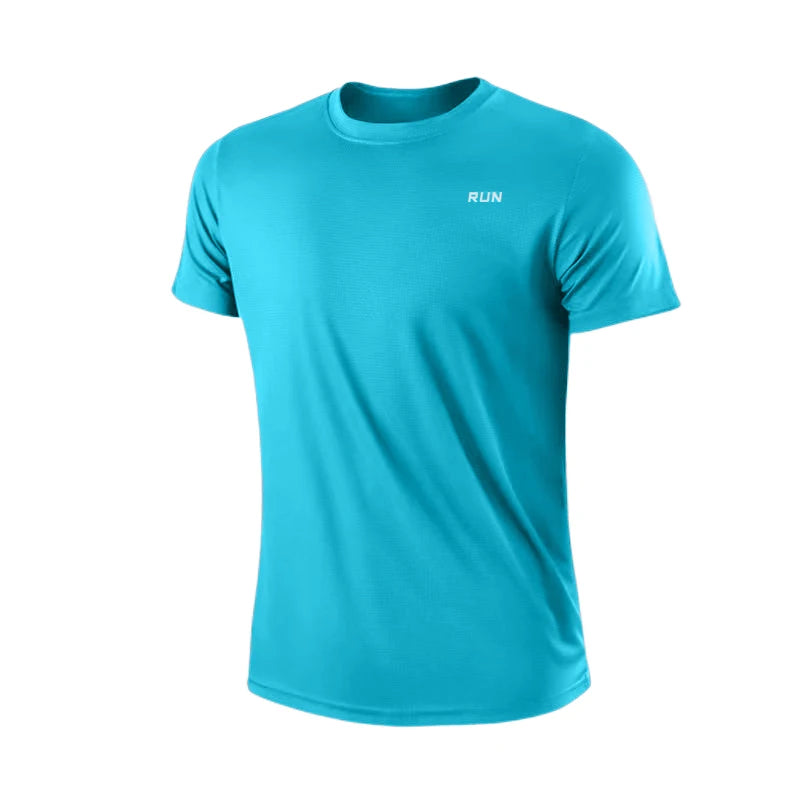 Men's Performance Quick-Dry Short Sleeve Running T-Shirt for Gym Training