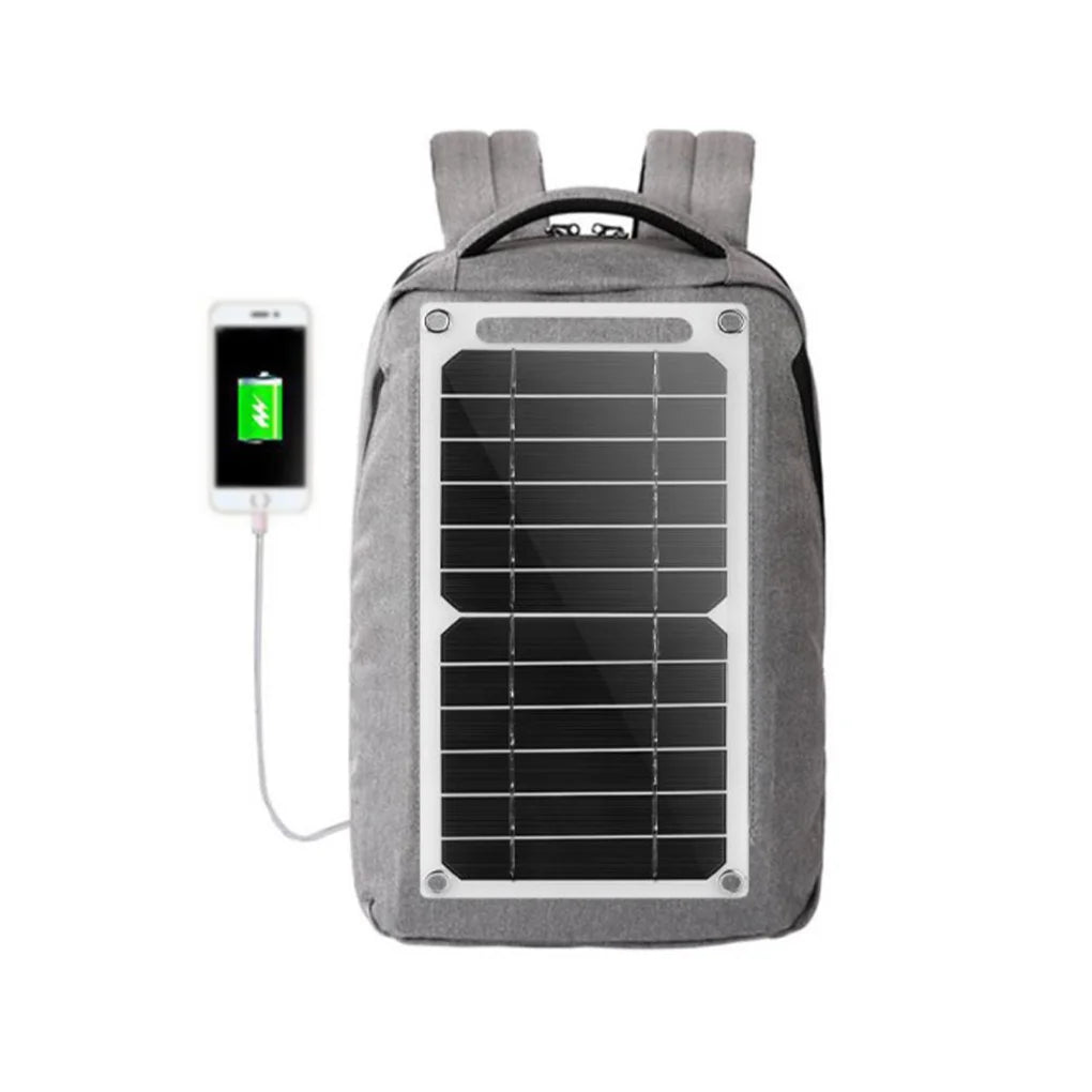 Portable 6W Waterproof Solar Charger for Hiking and Camping