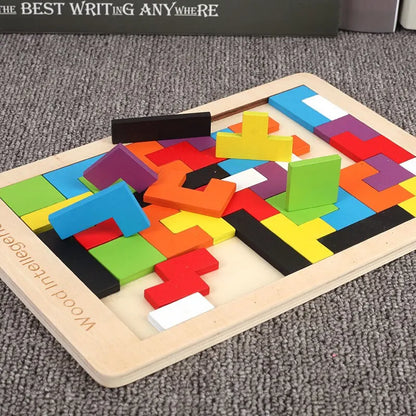 Creative Wooden Educational Puzzle Game