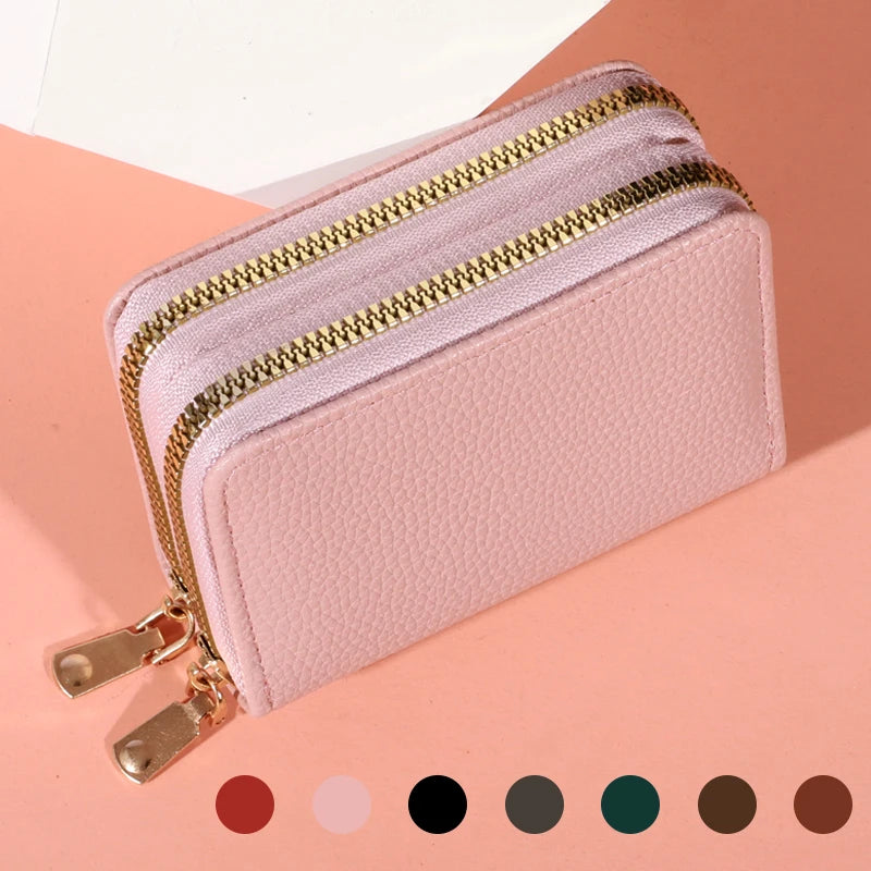 Chic Women's Compact Zipper Purse