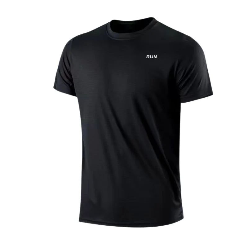 Men's Performance Quick-Dry Short Sleeve Running T-Shirt for Gym Training