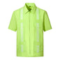 Men's Classic Cuban Camp Collar Shirt - "The Sheen Edition"