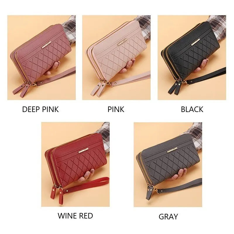 Chic Long Wallet for Women with Tassel Coin Holder and Ample Storage