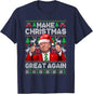 Trump's Festive Humor Ugly Christmas Tee