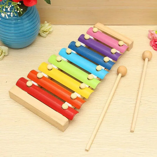 Colorful 8-Note Wooden Xylophone for Kids