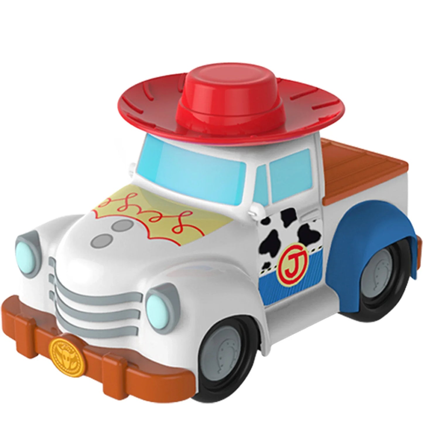 Toy Story Characters Pull-Back Adventure Cars: Buzz, Woody, Jessie, Rex & Alien