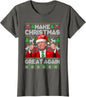 Trump's Festive Humor Ugly Christmas Tee