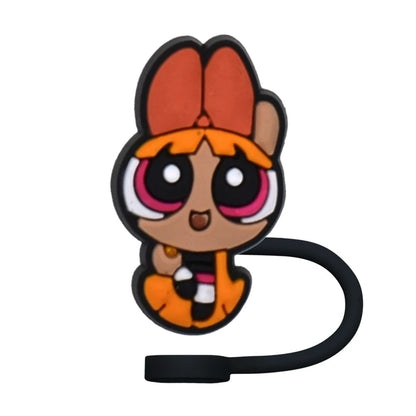 Powerpuff Girls Fun Straw Topper Cover for Hydration