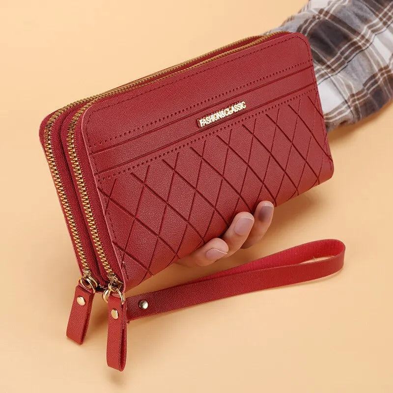 Chic Long Wallet for Women with Tassel Coin Holder and Ample Storage