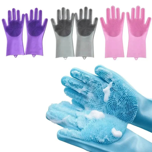 Revolutionary Silicone Dishwashing Gloves for Effortless Cleaning