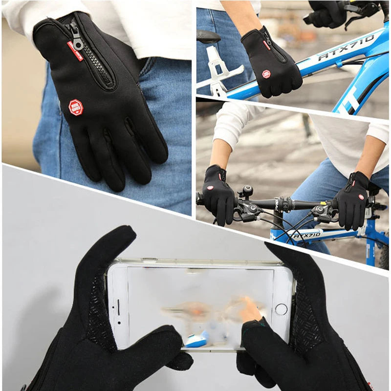 Thermal Touchscreen-Enabled Full Finger Gloves for Winter Comfort