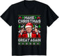 Trump's Festive Humor Ugly Christmas Tee