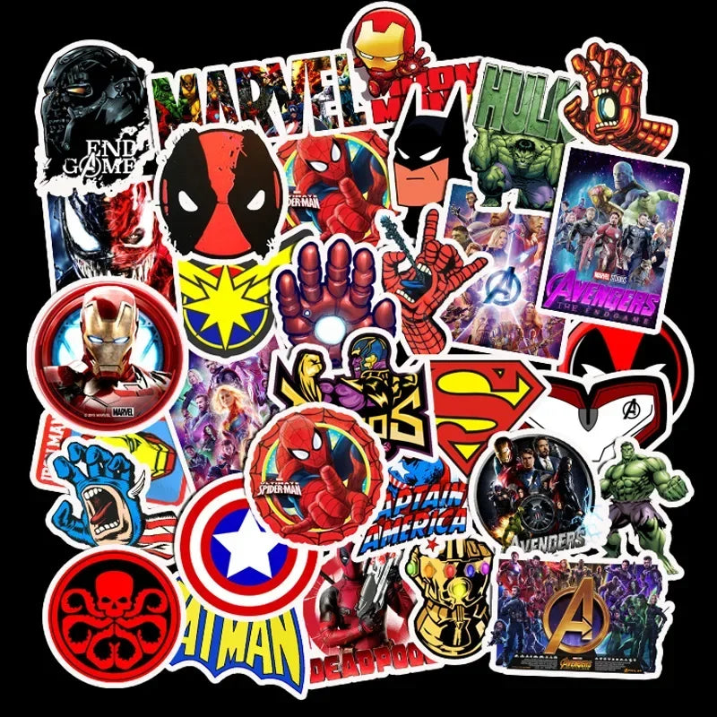 50-Pack Marvel Avengers Heroes Sticker Set