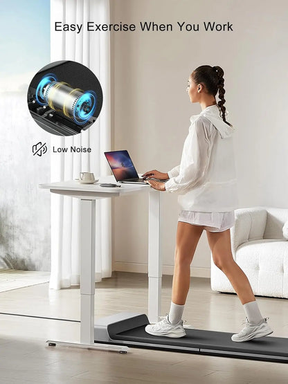 Compact Smart Walking Pad with App Integration for Home Fitness