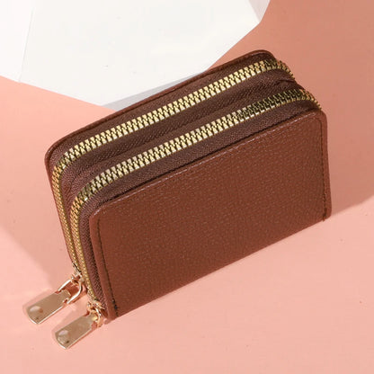 Chic Women's Compact Zipper Purse