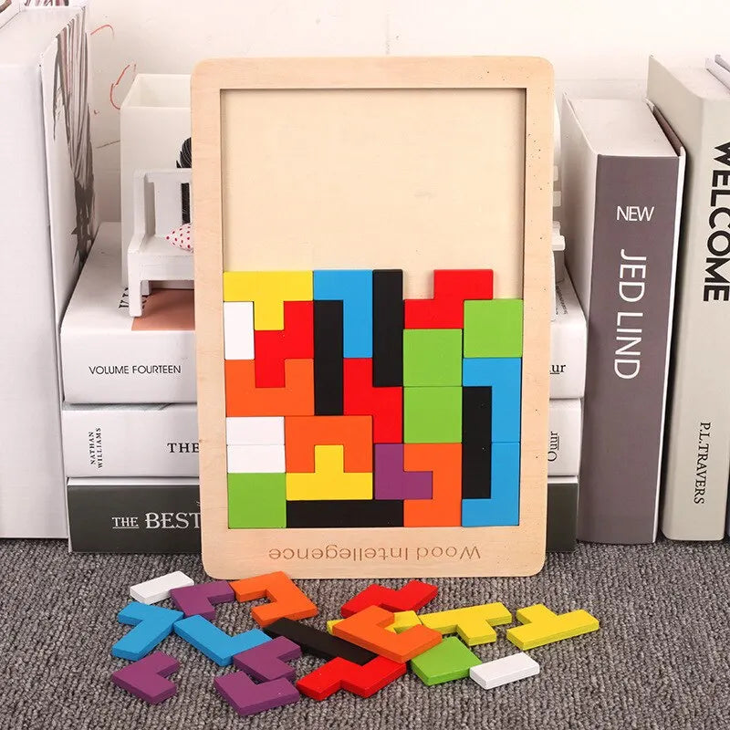 Creative Wooden Educational Puzzle Game