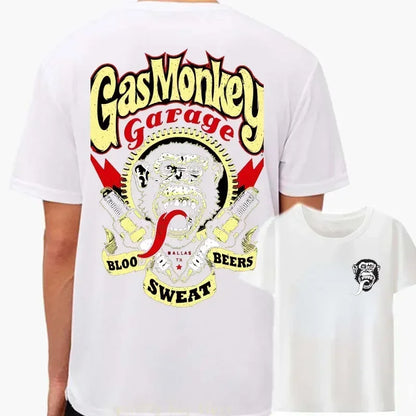 Gas Monkeys Garage Double-Sided Automotive Passion T-Shirt